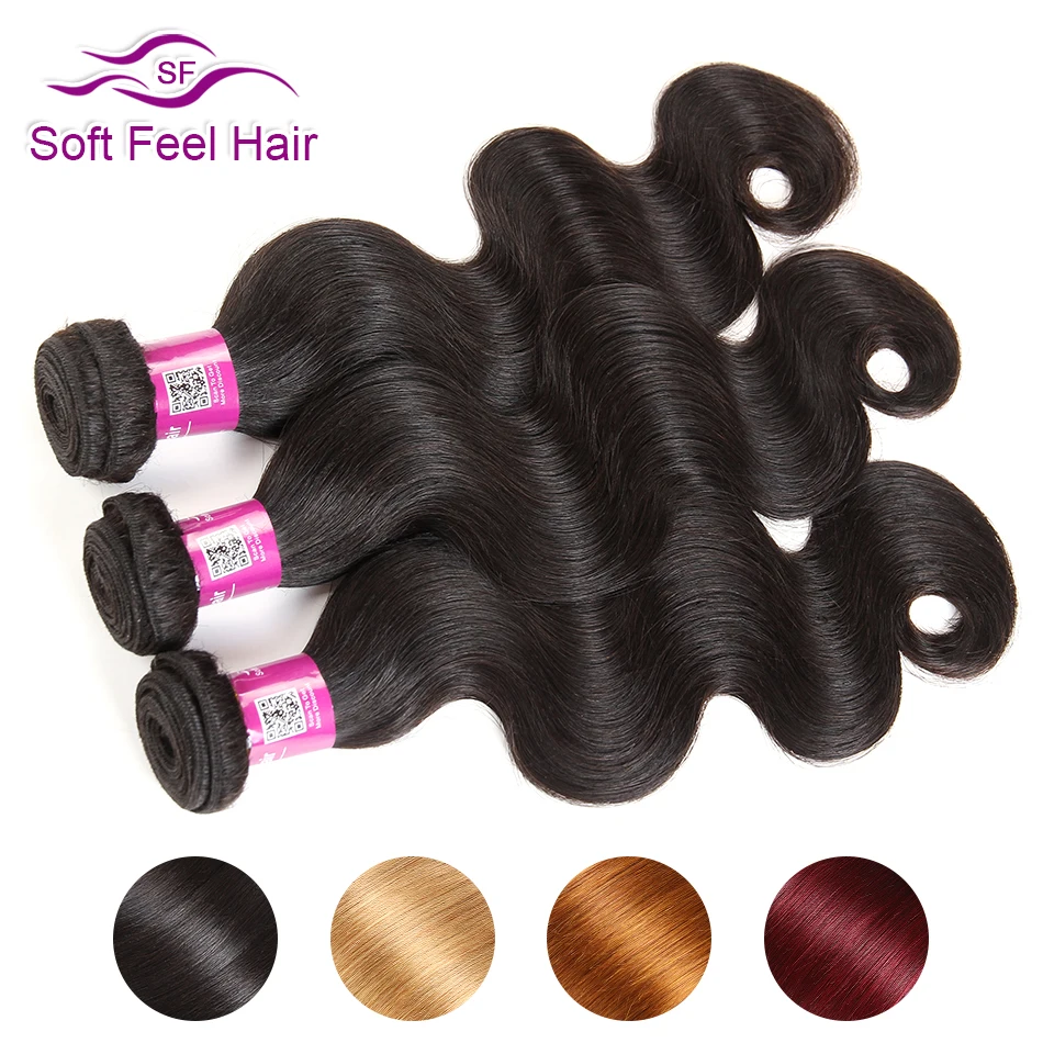 Soft Feel Hair 1/3/4 Pcs/Lot Brazilian Body Wave Bundles 100% Human Hair Weave Bundles Remy Hair Extensions 8-28 Inches
Soft Feel Hair 1/3/4 Pcs/Lot Brazilian Body Wave Bundles 100% Human Hair Weave Bundles Remy Hair Extensions 8-28 Inches