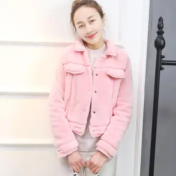 High Quality winter Korean short jacket Faux Fur woman Slim Moto & Biker style fashion pink short coat Faux Fur
High Quality winter Korean short jacket Faux Fur woman Slim Moto & Biker style fashion pink short coat Faux Fur