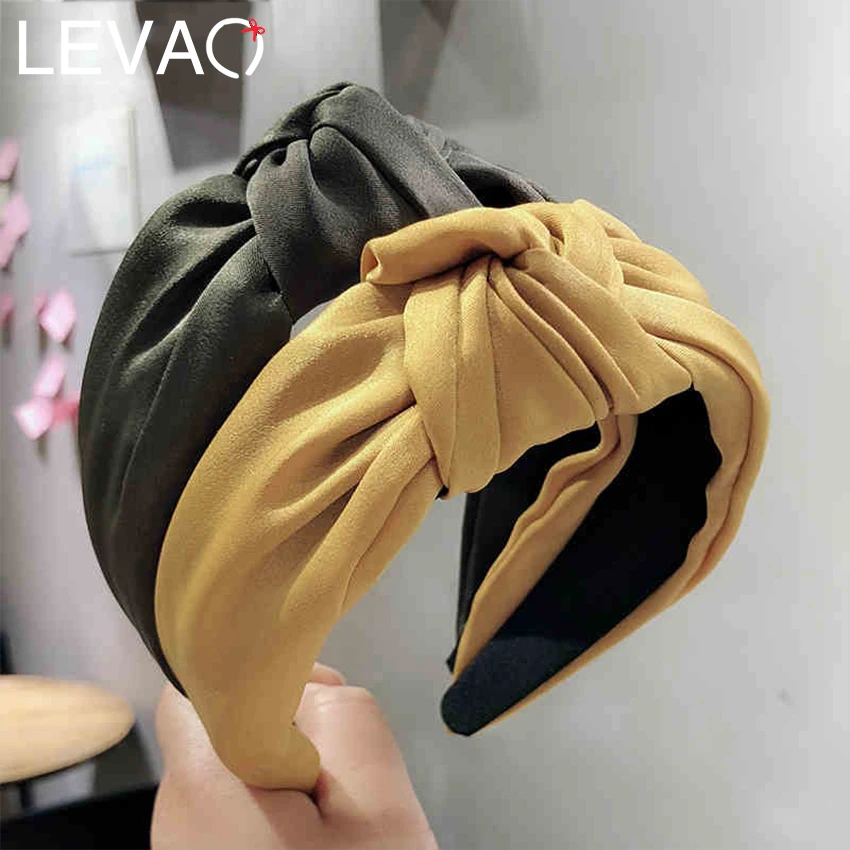 LEVAO New Solid Knotted Headbands Bezel Girls Hair Accessories Cotton Fabric Cross Knot Hair Hoop Bands Hairbands Women Headwear
LEVAO New Solid Knotted Headbands Bezel Girls Hair Accessories Cotton Fabric Cross Knot Hair Hoop Bands Hairbands Women Headwear