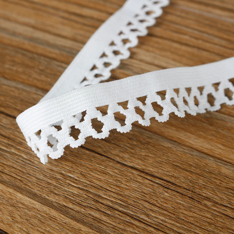 12mm 15mm 18mm Wide lace webbing White Elastic bands for Ladies Panties underwear b'ra 140yards/lot
12mm 15mm 18mm Wide lace webbing White Elastic bands for Ladies Panties underwear b'ra 140yards/lot