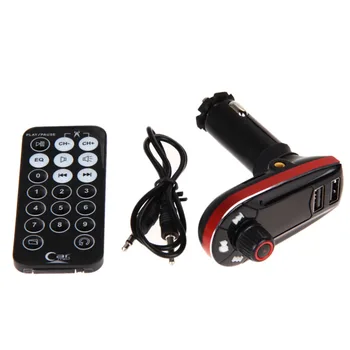 Dual USB Car Charger Car MP3 Player FM Transmitter Modulator Support TF card U disk player car-styling
Dual USB Car Charger Car MP3 Player FM Transmitter Modulator Support TF card U disk player car-styling