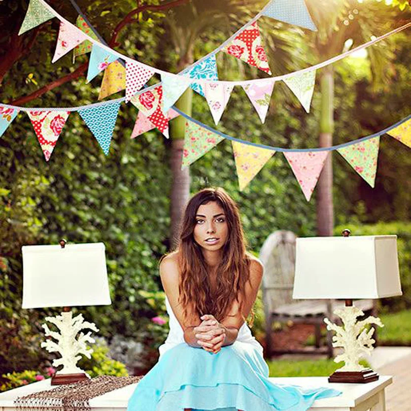 12 Flags colorful Handmade fabric bunting Pennant party decoration banner christmas party supplies events wedding decoration
12 Flags colorful Handmade fabric bunting Pennant party decoration banner christmas party supplies events wedding decoration