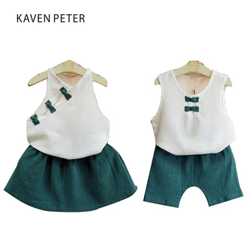 Kid Clothes set boys set summer girls set Chinese style clothing school uniforms Children Tang suit brother and sister clothing
Kid Clothes set boys set summer girls set Chinese style clothing school uniforms Children Tang suit brother and sister clothing