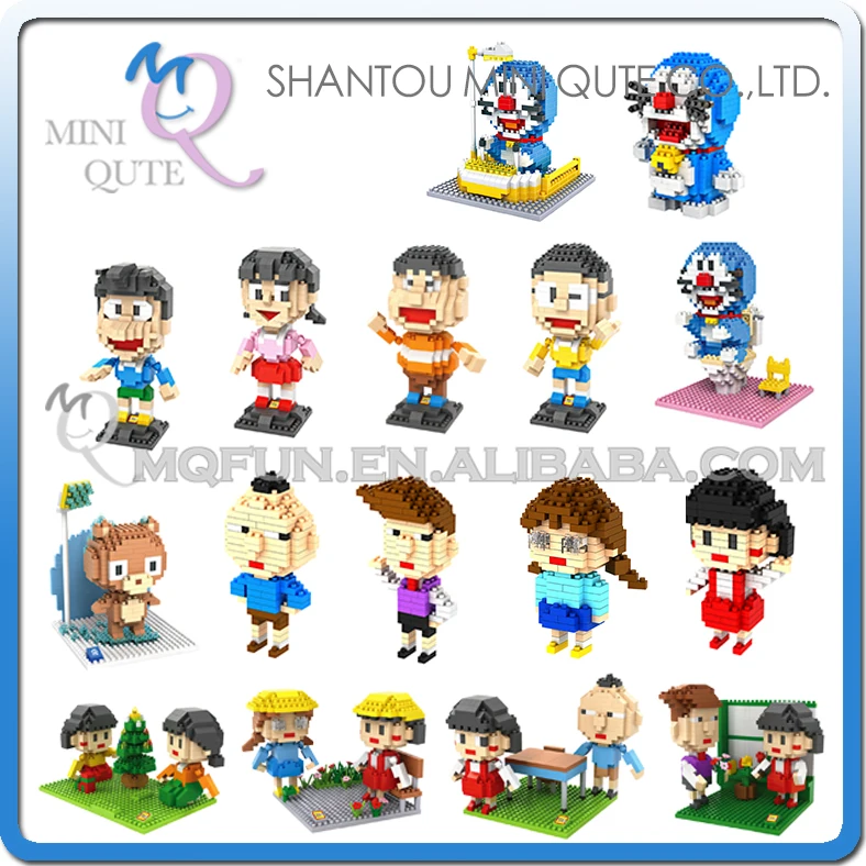 Mini Qute LOZ Diamond Anime Doraemon Chi-bi Maruko Bear plastic building block Bricks model action figures educational toy
Mini Qute LOZ Diamond Anime Doraemon Chi-bi Maruko Bear plastic building block Bricks model action figures educational toy