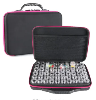 60 Bottles Diamond Painting Cross Stitch Storage Box Beads Container Carry Case Diamond Embroidery Hand Bag Zipper Shockproof
60 Bottles Diamond Painting Cross Stitch Storage Box Beads Container Carry Case Diamond Embroidery Hand Bag Zipper Shockproof