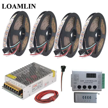 SK6812 RGBW Led Strip Light Tape HC008 Programmable RGB Led Pixel Controller 133Effect Modes DC5V Led Transformer Kit
SK6812 RGBW Led Strip Light Tape HC008 Programmable RGB Led Pixel Controller 133Effect Modes DC5V Led Transformer Kit