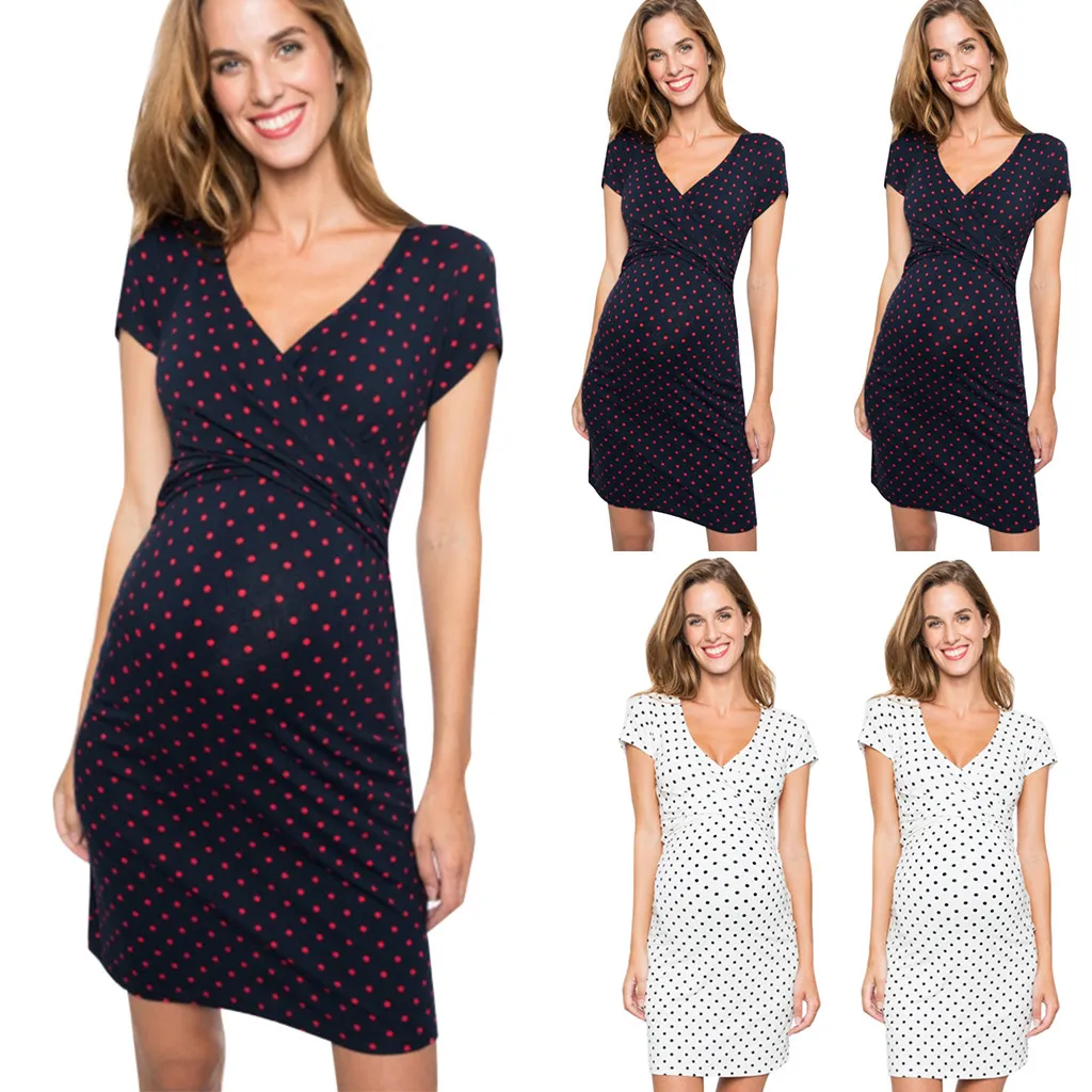 Maternity Dresses Casual Women Sleeveless Pregnancy Clothes Cotton Summer Dress Long Dot Print Nursing Breastfeeding Sexy Dress
Maternity Dresses Casual Women Sleeveless Pregnancy Clothes Cotton Summer Dress Long Dot Print Nursing Breastfeeding Sexy Dress