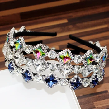 Trendy Bling Hair Jewelry AB Clear Navy Crystal Headbands And Hairbands Rhinestone Hair Hoop Band For Women Girls Hairwear
Trendy Bling Hair Jewelry AB Clear Navy Crystal Headbands And Hairbands Rhinestone Hair Hoop Band For Women Girls Hairwear