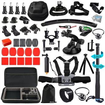 Husiway Accessories kit for Gopro Hero 5 Session, Hero 6 Black, Xiaomi Yi 4K, EVA Carry case for Action Camera 13P
Husiway Accessories kit for Gopro Hero 5 Session, Hero 6 Black, Xiaomi Yi 4K, EVA Carry case for Action Camera 13P