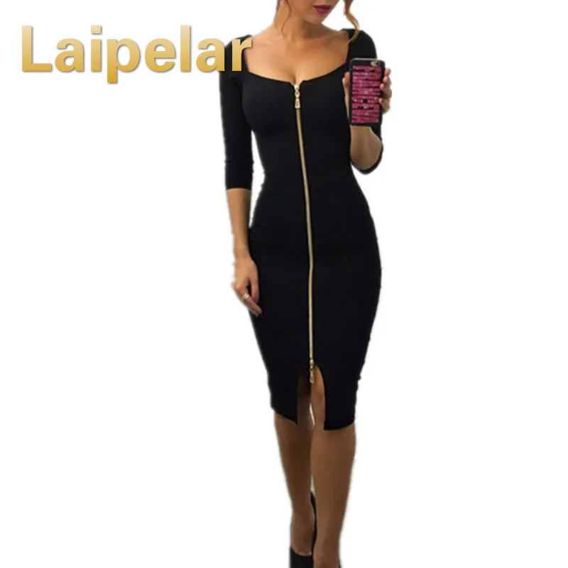 Laipelar Women Sexy Party Dress Female Spring and Autumn Inside thin cashmere Elegant Bodycon Sheath Casual Dresses With Zipper
Laipelar Women Sexy Party Dress Female Spring and Autumn Inside thin cashmere Elegant Bodycon Sheath Casual Dresses With Zipper