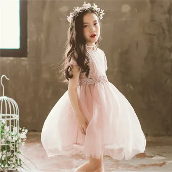 Teens Girls Dress 2019 Summer Korean-Style Lace Dress Big Girl Tutu Mesh Kids Girl Elegant Princess Dresses For Teenager Girls
Teens Girls Dress 2019 Summer Korean-Style Lace Dress Big Girl Tutu Mesh Kids Girl Elegant Princess Dresses For Teenager Girls