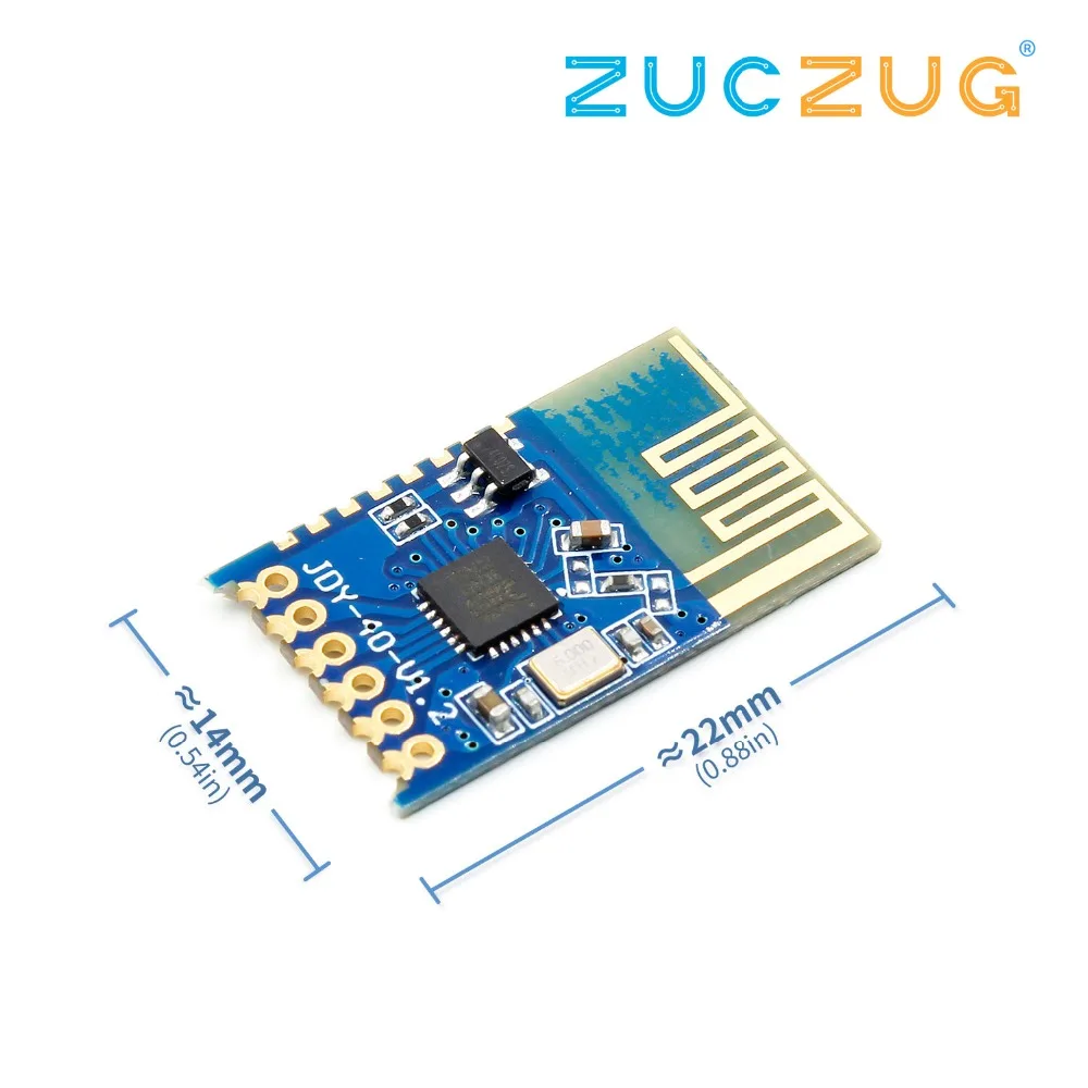 JDY-40 2.4G wireless serial port transmission transceiver and remote communication module super NRF24L01
JDY-40 2.4G wireless serial port transmission transceiver and remote communication module super NRF24L01