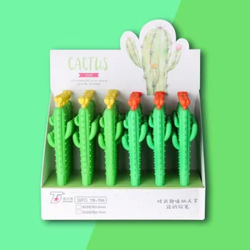 36 pcs Gel Pens Cartoon Cactus black colored gel-inkpens for writing Cute stationery office school supplies
36 pcs Gel Pens Cartoon Cactus black colored gel-inkpens for writing Cute stationery office school supplies