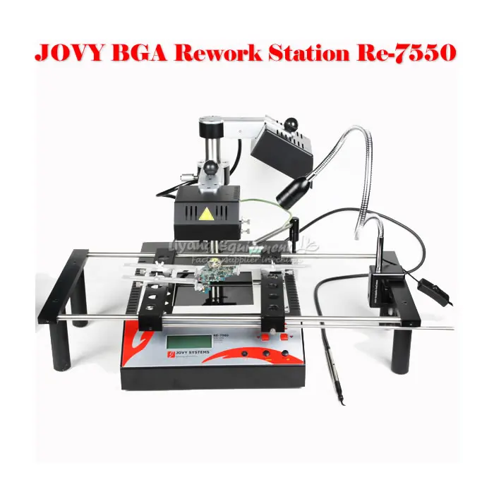 Jovy systems Re-7550 infrared BGA reballing machine for game motherboards repair
Jovy systems Re-7550 infrared BGA reballing machine for game motherboards repair