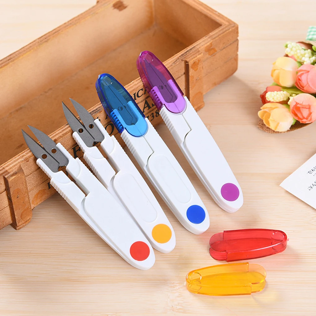 New Cross Stitch Scissors Craft Thread Cutter Plastic Handle Sewing Clothes Thread Scissors Embroidery Accessories Random Color
New Cross Stitch Scissors Craft Thread Cutter Plastic Handle Sewing Clothes Thread Scissors Embroidery Accessories Random Color
