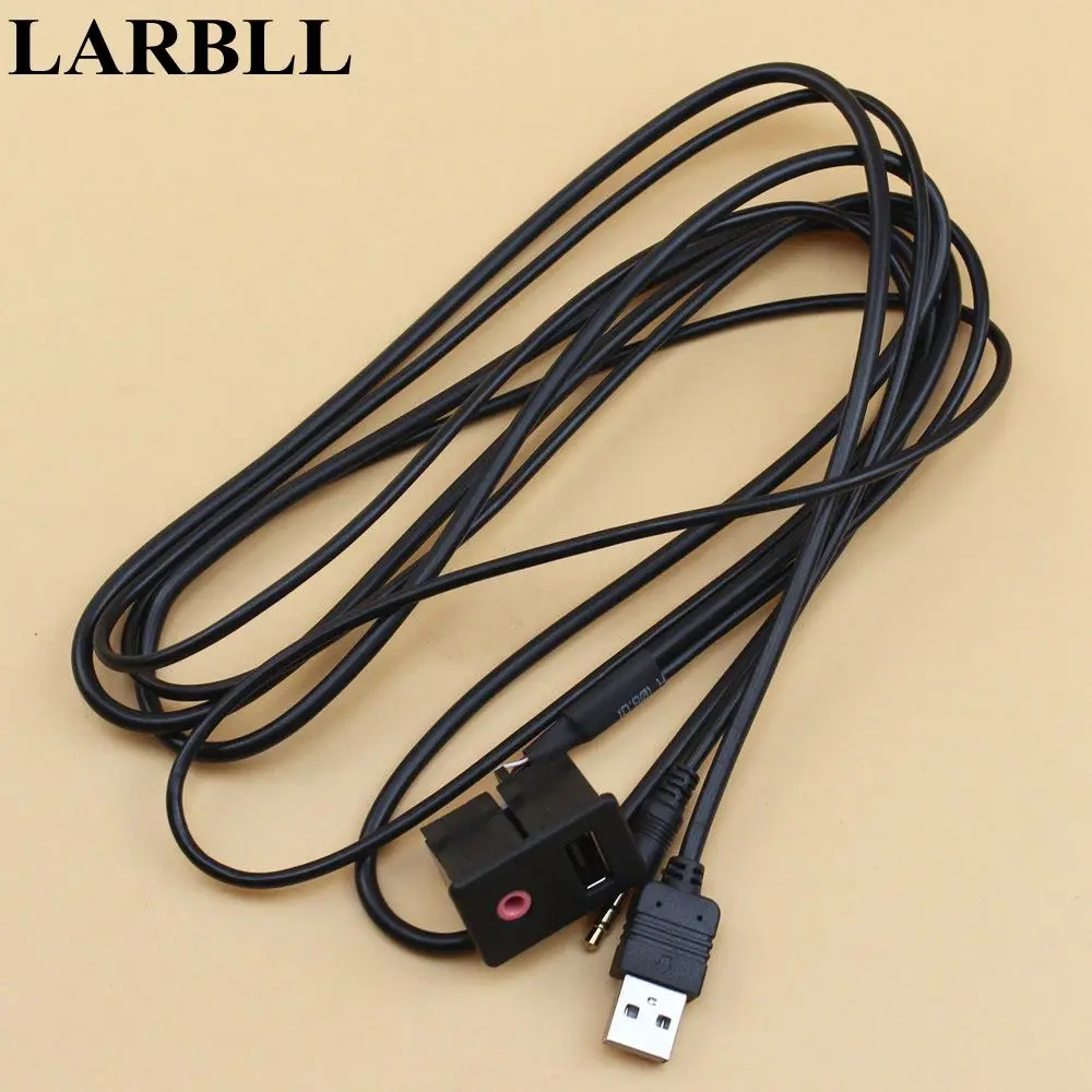 LARBLL New Universal Auto 6Feet USB & 3.5mm to USB & 3.5mm AUX Dashboard Flush Mount Dash Extension Cable Adapter for all car
LARBLL New Universal Auto 6Feet USB & 3.5mm to USB & 3.5mm AUX Dashboard Flush Mount Dash Extension Cable Adapter for all car
