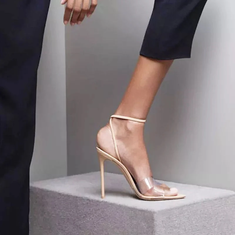 2019 New Stiletto High Heel Pointed Peep Toe Transparent Cross Strap Clear Sandals Open Toe Ankle Strap Female Summer Sexy Shoes
2019 New Stiletto High Heel Pointed Peep Toe Transparent Cross Strap Clear Sandals Open Toe Ankle Strap Female Summer Sexy Shoes