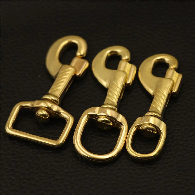Brass Swivel Eye Trigger Bolt Snap Hook for Webbing Leather Craft Bag Strap Belt Hook Clasp Pet Dog Leashes Clip Heavy Duty
Brass Swivel Eye Trigger Bolt Snap Hook for Webbing Leather Craft Bag Strap Belt Hook Clasp Pet Dog Leashes Clip Heavy Duty