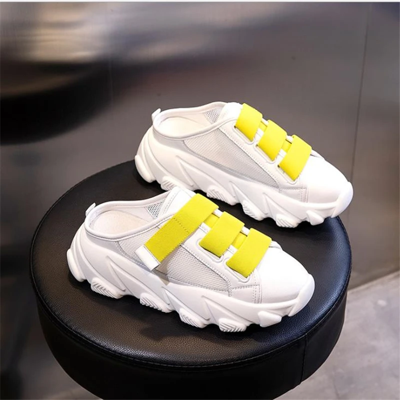 2019 summer new women fashion sneakers sandals easy wear slippers female thick bottom leather women's platform casual shoes
2019 summer new women fashion sneakers sandals easy wear slippers female thick bottom leather women's platform casual shoes