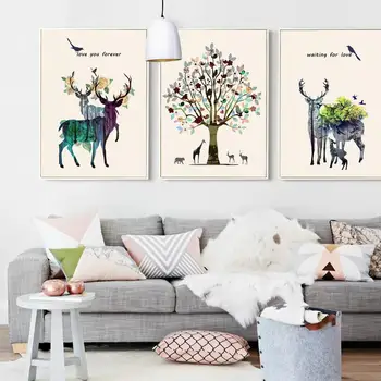 Nordic Abstract Woods Animal Giraffe Antelope Canvas Painting Art Print Poster Picture Wall Bedroom Living Room Decoration A2 A3
Nordic Abstract Woods Animal Giraffe Antelope Canvas Painting Art Print Poster Picture Wall Bedroom Living Room Decoration A2 A3