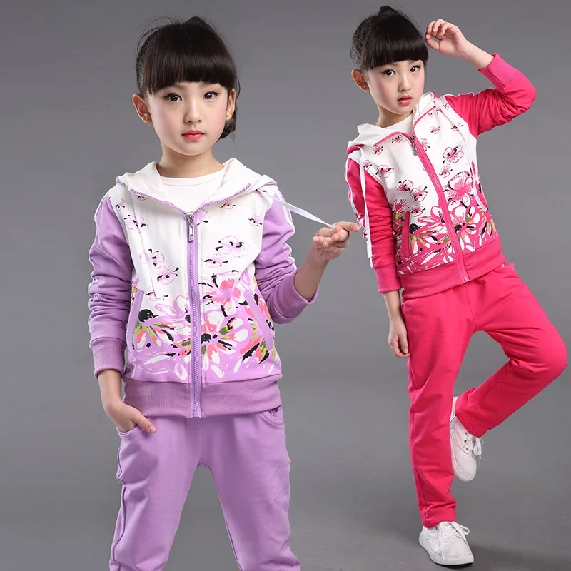 2019 Spring Tracksuit For Girls Clothing Sets Kids Clothes Children Clothing Set Foral Print 2-piece Sport Suits 3 Colors 3-15Y
2019 Spring Tracksuit For Girls Clothing Sets Kids Clothes Children Clothing Set Foral Print 2-piece Sport Suits 3 Colors 3-15Y