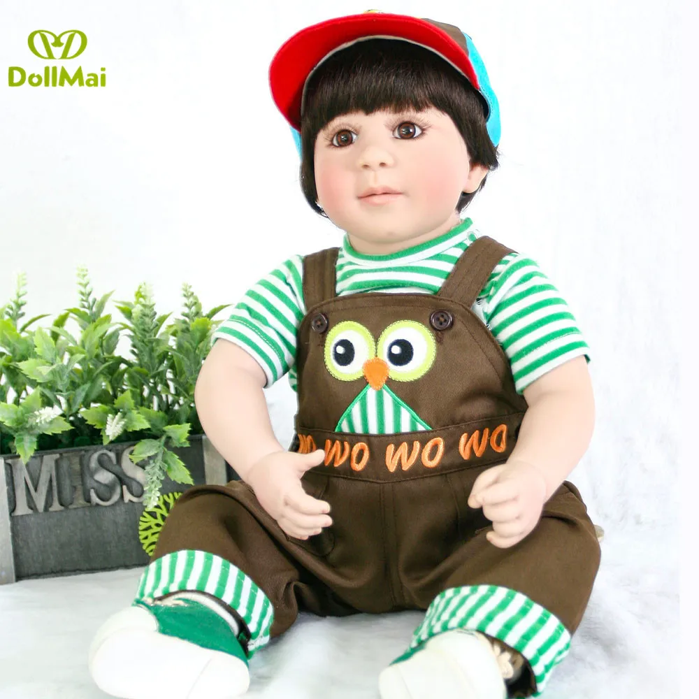 60cm Silicone Reborn boy Baby Doll Toys Vinyl girl Princess Toddler Babies Dolls Birthday Gift toy Doll for kids
60cm Silicone Reborn boy Baby Doll Toys Vinyl girl Princess Toddler Babies Dolls Birthday Gift toy Doll for kids