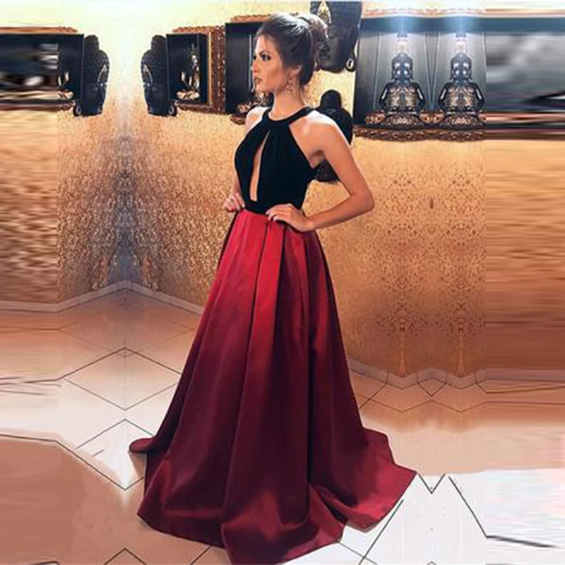 Sexy Backless Evening Dresses Long Satin Prom Party Gowns Party Vestidos Robe De Soiree Evening Abendkleider Formal Dress Woman
Sexy Backless Evening Dresses Long Satin Prom Party Gowns Party Vestidos Robe De Soiree Evening Abendkleider Formal Dress Woman