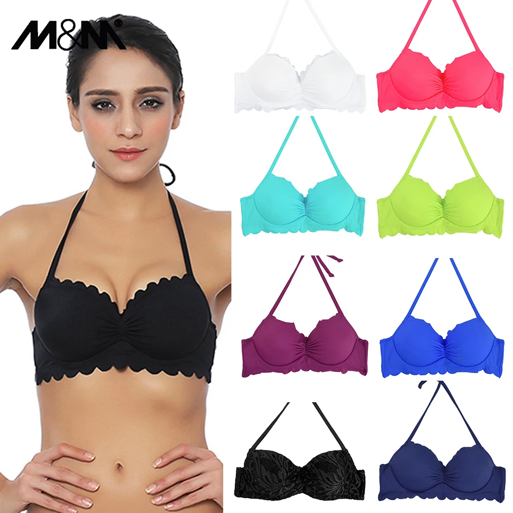 M&M Women Bikini Top Halter Lady Swim Sport Bra Women Summer Print Girls Solid Sexy Swimwear Push Up Pad Beach Bathing Suit T604
M&M Women Bikini Top Halter Lady Swim Sport Bra Women Summer Print Girls Solid Sexy Swimwear Push Up Pad Beach Bathing Suit T604