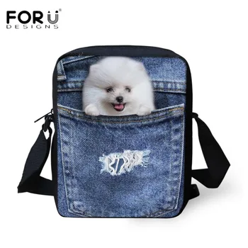 FORUDESIGNS Small Children School Bags Denim Pocket Animal Pomeranians Kids Girls Mini Book Bags 3D Cute Cat Prints Boys Mochila
FORUDESIGNS Small Children School Bags Denim Pocket Animal Pomeranians Kids Girls Mini Book Bags 3D Cute Cat Prints Boys Mochila