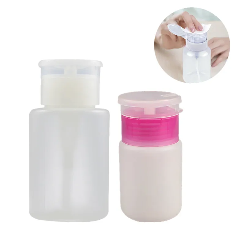 High Quality Empty Clear Pump Dispenser Bottle Plastic Nail Polish Remover Alcohol Bottle 60ml/120ml
High Quality Empty Clear Pump Dispenser Bottle Plastic Nail Polish Remover Alcohol Bottle 60ml/120ml