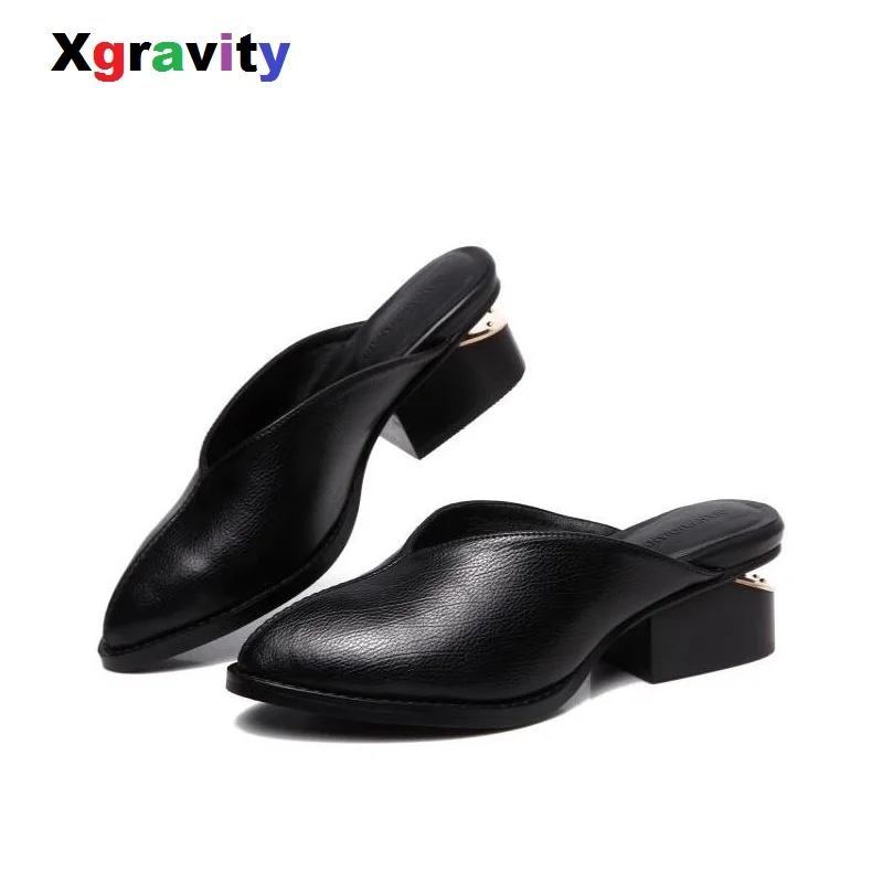 Xgravity Plus Size Ladies 2019 New Fashion V Cut Design Genuine Leather Spring Summer Shoes Point Toe Women Footwear Shoes B023
Xgravity Plus Size Ladies 2019 New Fashion V Cut Design Genuine Leather Spring Summer Shoes Point Toe Women Footwear Shoes B023
