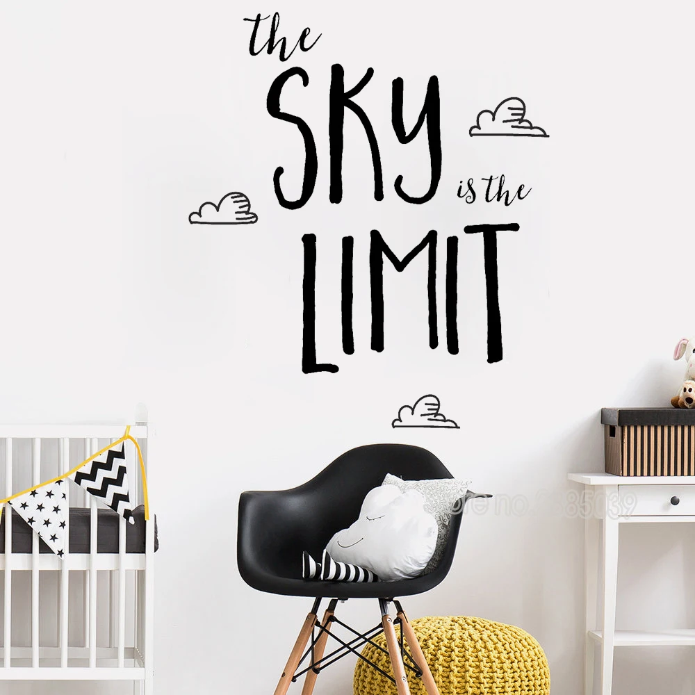 Love Inspirational Wall Sticker Sky Is The Limit Art Family Baby Nursery Kids Children Bedroom Decor Decals Vinyl Stickers LC333
Love Inspirational Wall Sticker Sky Is The Limit Art Family Baby Nursery Kids Children Bedroom Decor Decals Vinyl Stickers LC333