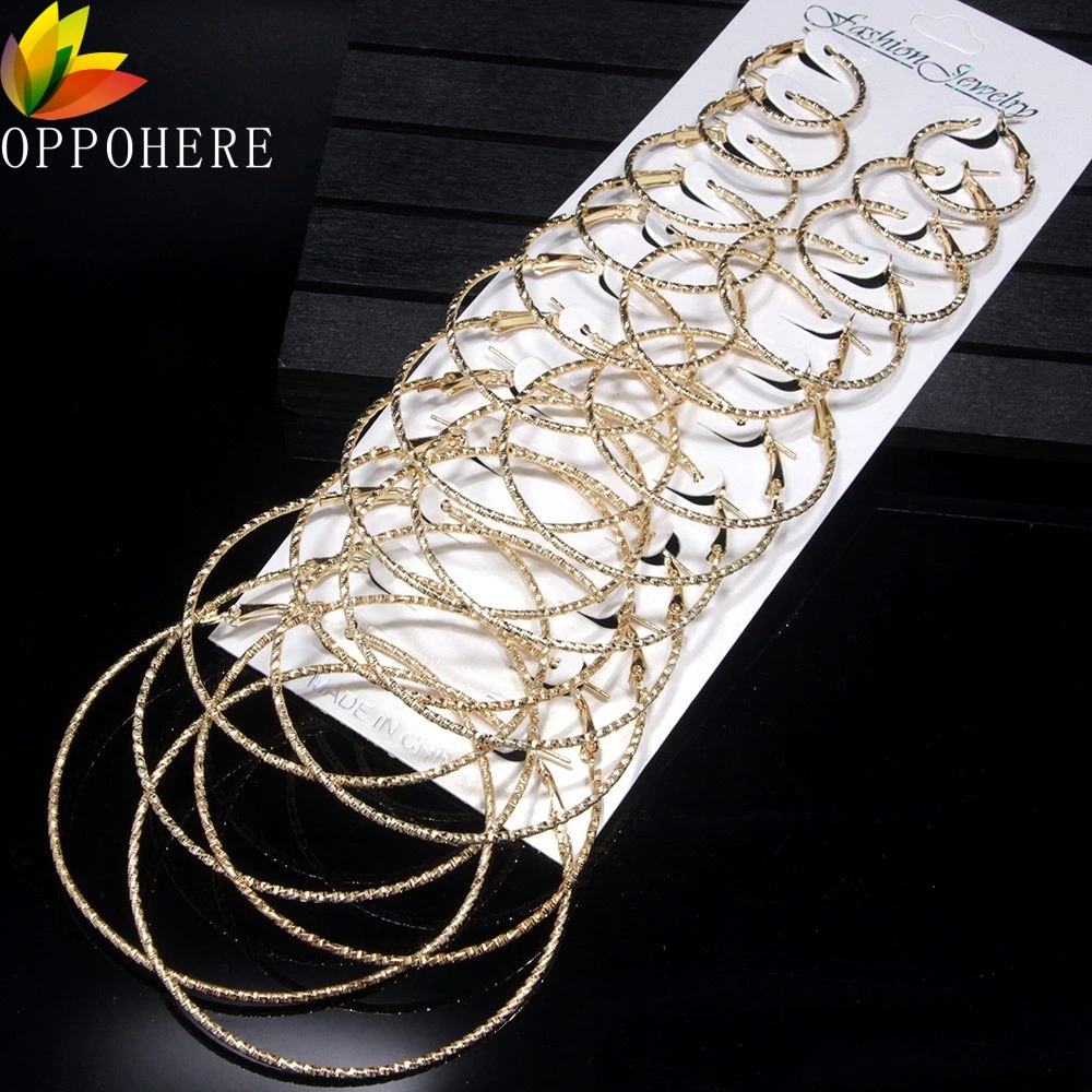 12 pair Oversize Big Circle Hoop Earring Set For Women Simple Punk Style Brincos Round Earrings Party Jewelry Accessories Gift
12 pair Oversize Big Circle Hoop Earring Set For Women Simple Punk Style Brincos Round Earrings Party Jewelry Accessories Gift