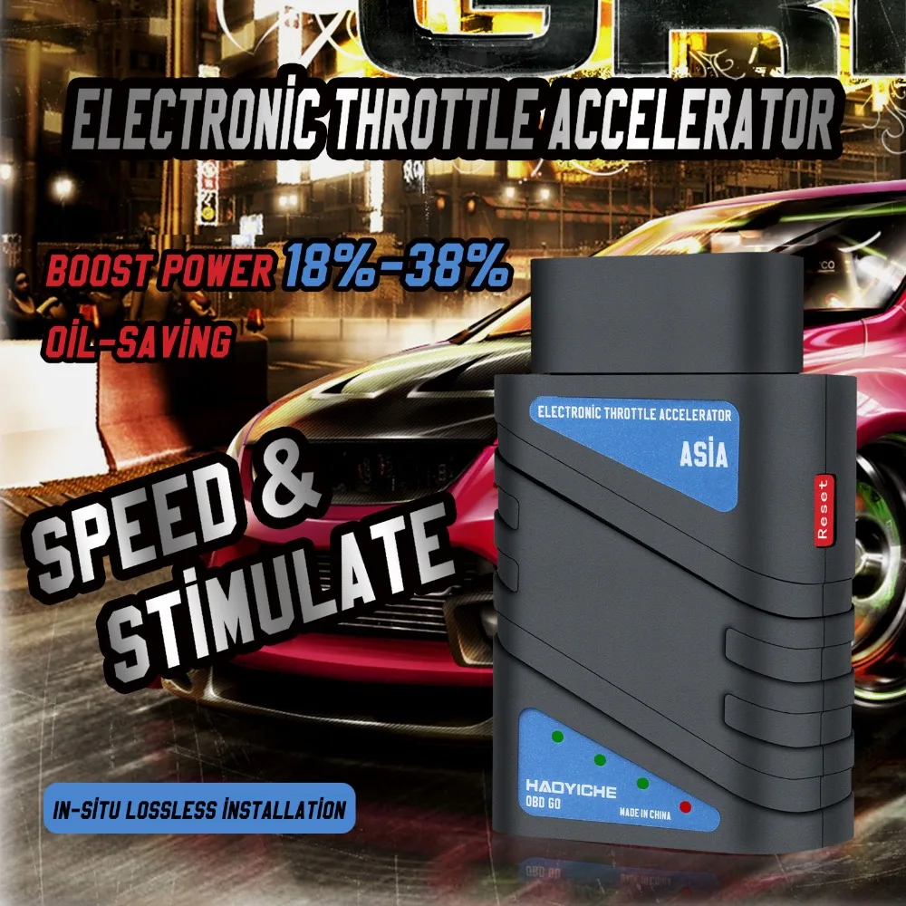 Proffessional OBD GO Automotive Electronic Throttle Accelerator Auto Wind Booster Universal for Asia ,european ,american cars
Proffessional OBD GO Automotive Electronic Throttle Accelerator Auto Wind Booster Universal for Asia ,european ,american cars
