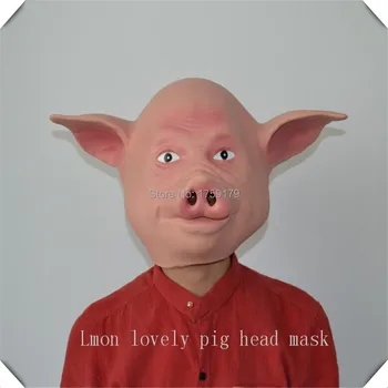 Top selling latex adult size full head cute pig animal halloween mask for cosplay and costume pig mask
Top selling latex adult size full head cute pig animal halloween mask for cosplay and costume pig mask