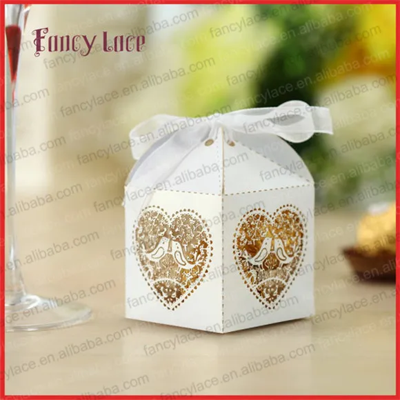 Image Laser Cut Birds Party Decoration Candy Box Customized For Gift Chocolate Event Decoration Supplies,50PCS