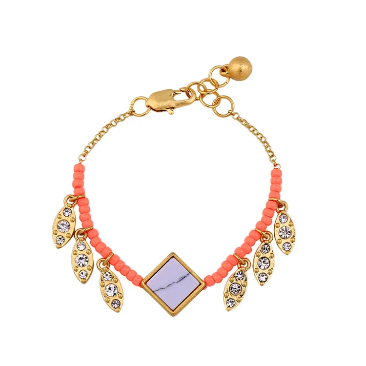 Fashion Bracelet Jewelry Handmade Beads Chain Charm Bijoux Alloy Geometric Vintage Bangle For Women Wholesale B0581
Fashion Bracelet Jewelry Handmade Beads Chain Charm Bijoux Alloy Geometric Vintage Bangle For Women Wholesale B0581