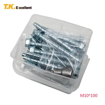 T.K.EXCELLENT 40 Pcs Z/P Concrete Screw External Hex Hexagon Bolt M10*100 Gift 1 PCS SHot Peen Inner Hexagon Socket Bolt 17mm
T.K.EXCELLENT 40 Pcs Z/P Concrete Screw External Hex Hexagon Bolt M10*100 Gift 1 PCS SHot Peen Inner Hexagon Socket Bolt 17mm
