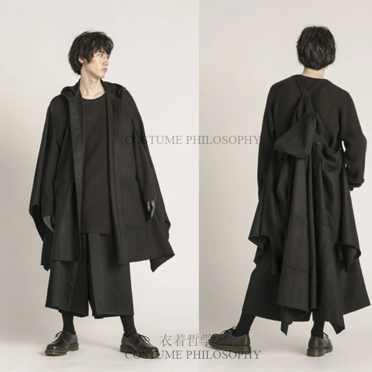 Cape wind cloak autumn winter woollen overcoat men's ultra-loose oversize wool. S-6XL!!
Cape wind cloak autumn winter woollen overcoat men's ultra-loose oversize wool. S-6XL!!