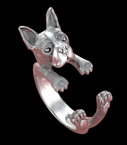 wholesale retro punk America Boston Terrier Ring free size hippie bull Boston Terrier dog Ring jewelry for pet lover 12pcs/lot
wholesale retro punk America Boston Terrier Ring free size hippie bull Boston Terrier dog Ring jewelry for pet lover 12pcs/lot