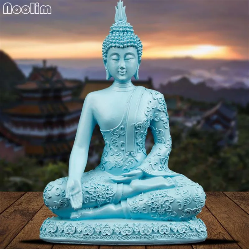 Blue Resin Buddha Statues Thailand Buddhism Sculptures Hindu Buddha Figurines Miniatures Fengshui Vintage Home Decor Gifts
Blue Resin Buddha Statues Thailand Buddhism Sculptures Hindu Buddha Figurines Miniatures Fengshui Vintage Home Decor Gifts