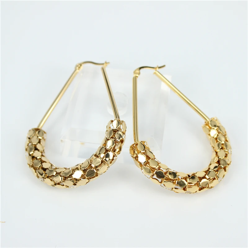 MGUB Fashion Stainless steel jewelry New Designer Women Big Circles Hoop Earrings Earrings Gold Color 2018 Hot Sale LH44
MGUB Fashion Stainless steel jewelry New Designer Women Big Circles Hoop Earrings Earrings Gold Color 2018 Hot Sale LH44