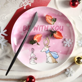 Christmas gift bone China plate wind dessert tray plate ceramic disc creative snacks disc
Christmas gift bone China plate wind dessert tray plate ceramic disc creative snacks disc