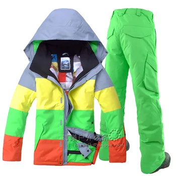 GSOU SOWN Men's double plate ski suits and outdoor leisure sports ski suit color waterproof windproof ski jacket and ski pants
GSOU SOWN Men's double plate ski suits and outdoor leisure sports ski suit color waterproof windproof ski jacket and ski pants