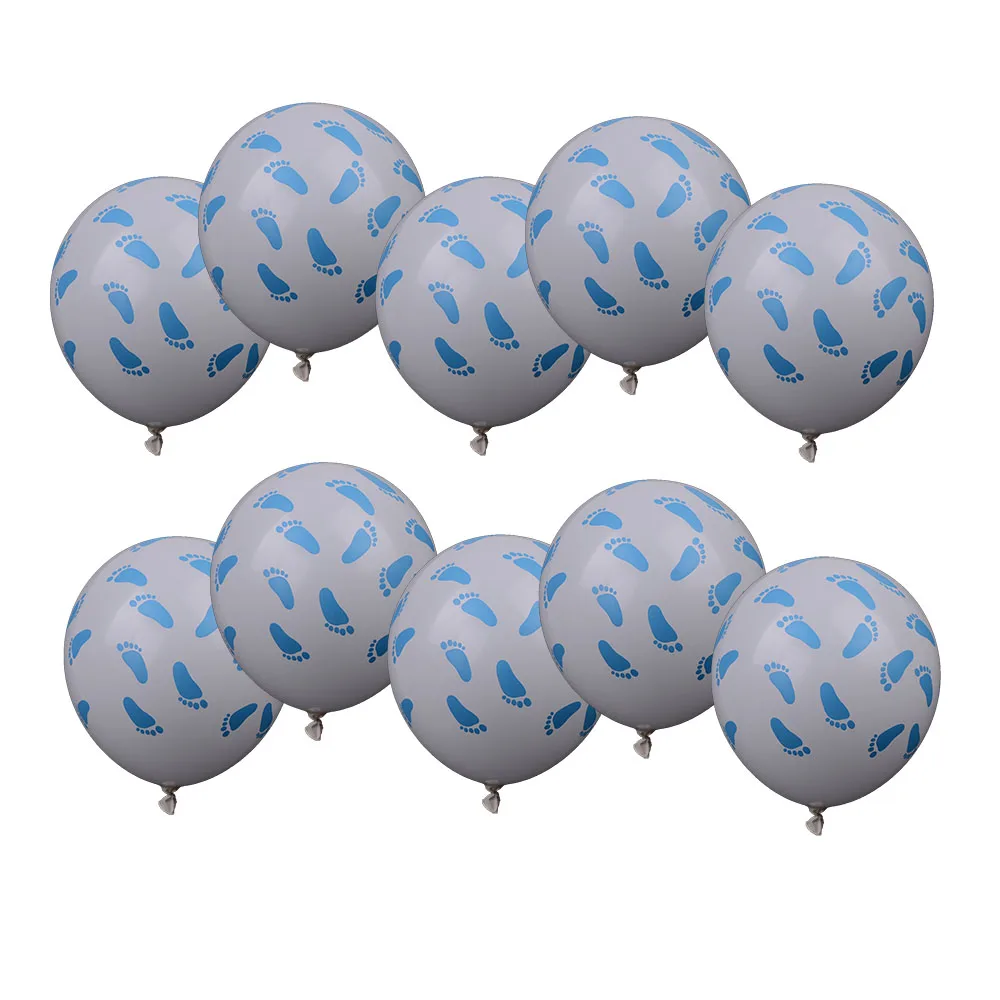 10pcs 12inch Blue Footprint Baby Shower Balloons Decors He OR She Born Happy Birthday Party Feet Latex Balloons Supplies
10pcs 12inch Blue Footprint Baby Shower Balloons Decors He OR She Born Happy Birthday Party Feet Latex Balloons Supplies