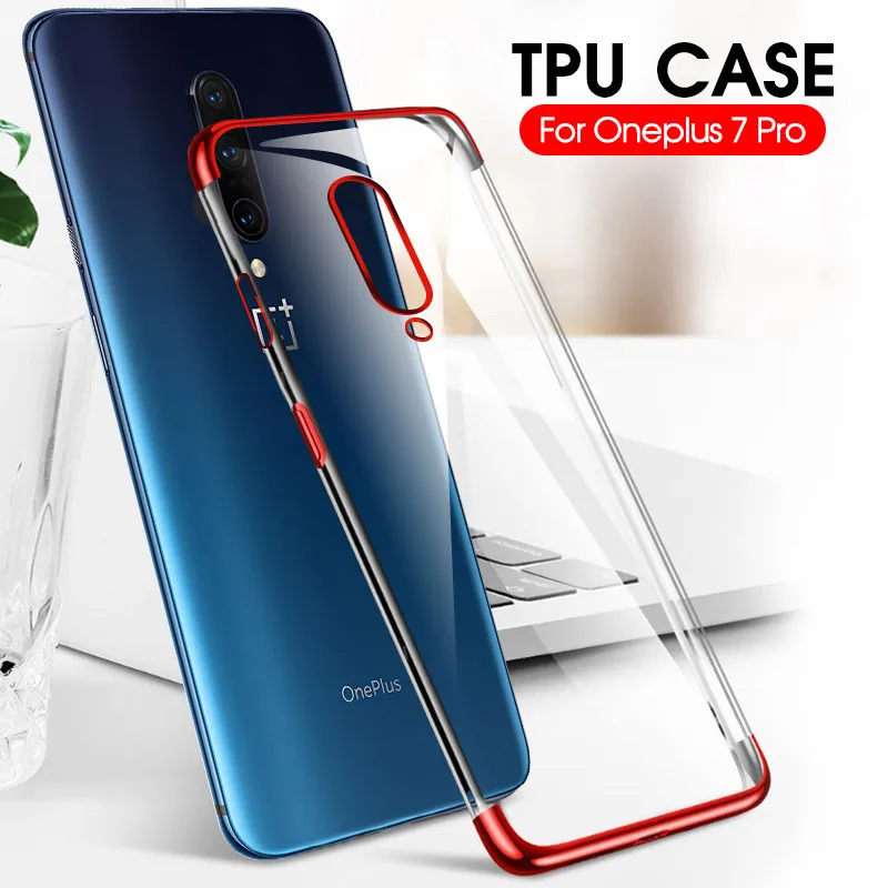 Transparent TPU Case For Oneplus 7 Pro 6T 5T 5 Soft Cover Silicone Plating Bumper Protective Phone Capa One plus 7 Pro
Transparent TPU Case For Oneplus 7 Pro 6T 5T 5 Soft Cover Silicone Plating Bumper Protective Phone Capa One plus 7 Pro