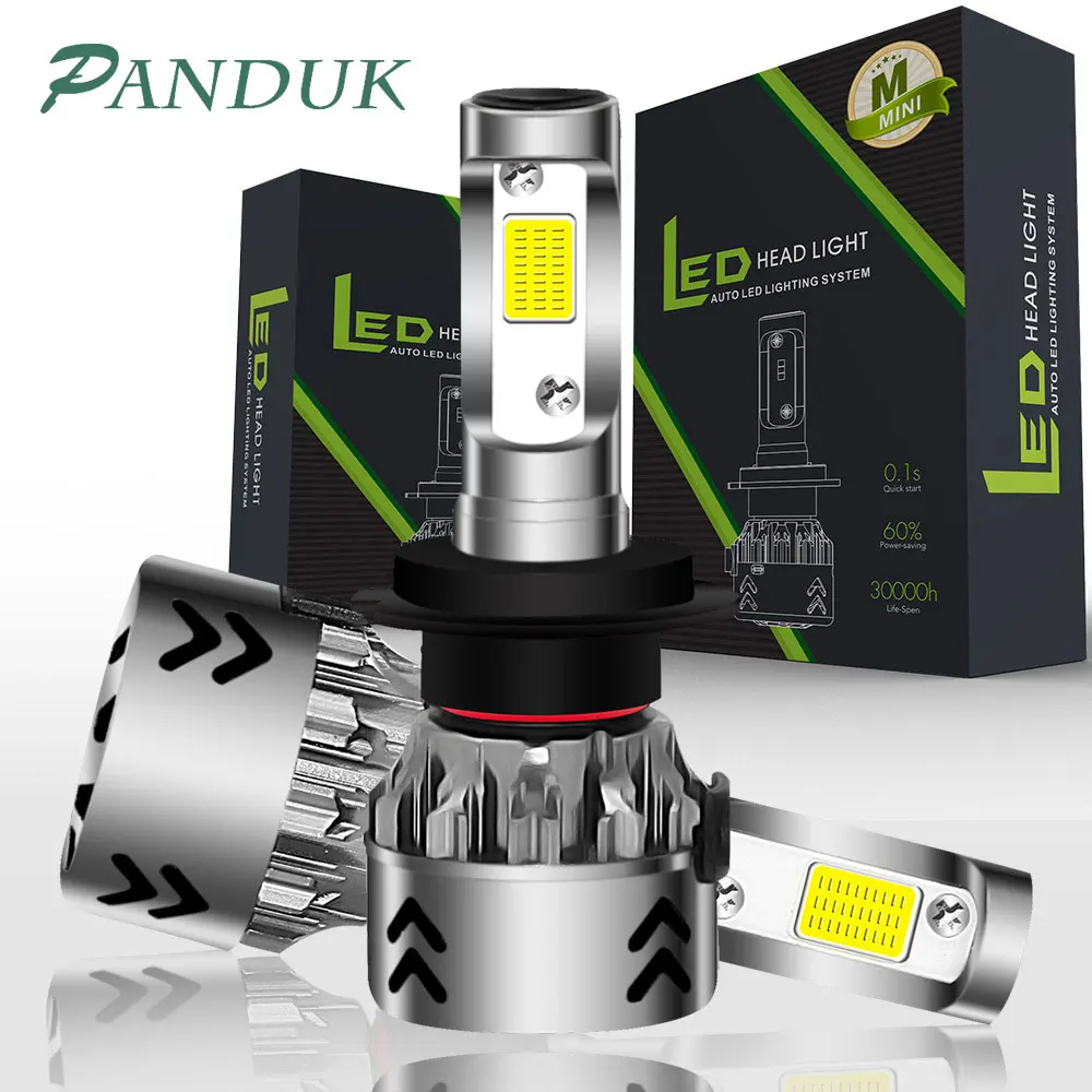 PANDUK Car Led Lamp H7 Lights Bulbs LED H1 H4 9003 9005 9006 HB3 HB4 Headlights 12V 24V 6000K H11 Auto Lamps 80W Mini 6
PANDUK Car Led Lamp H7 Lights Bulbs LED H1 H4 9003 9005 9006 HB3 HB4 Headlights 12V 24V 6000K H11 Auto Lamps 80W Mini 6