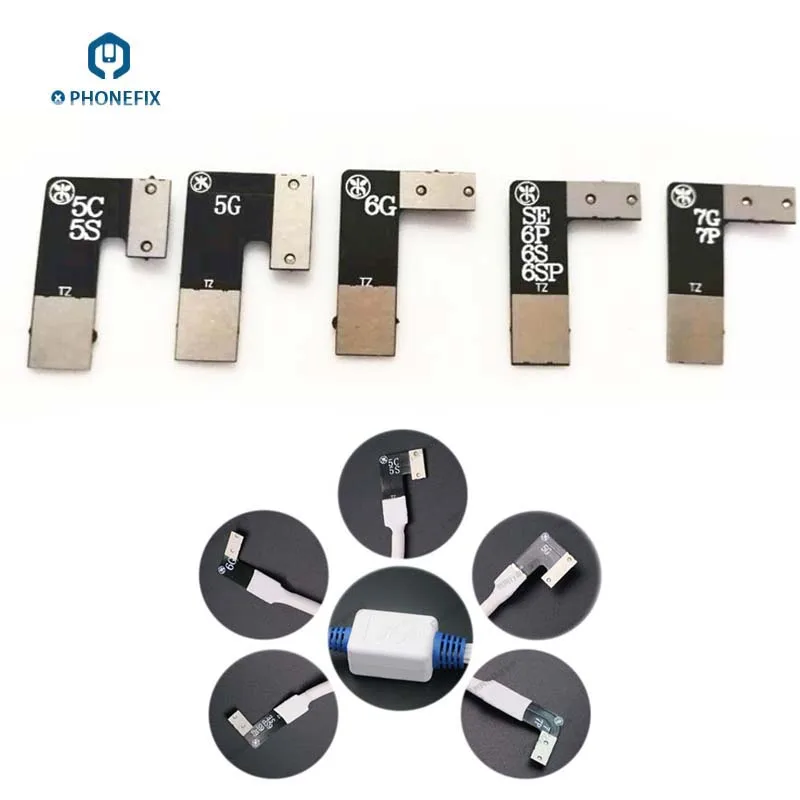 PHONEFIX Phone test power cable terminals for iPhone 5 5S SE 5C 6 6P 6S 6SP 7 7P Repair power connector buckle Replacement part
PHONEFIX Phone test power cable terminals for iPhone 5 5S SE 5C 6 6P 6S 6SP 7 7P Repair power connector buckle Replacement part