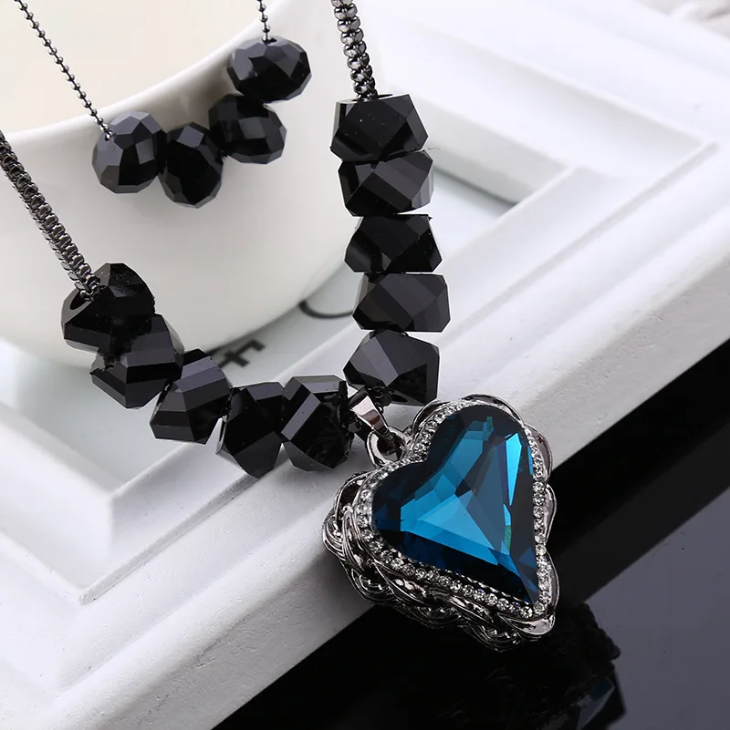 Crystal Heart of Ocean Pendant Necklace Women Party Gift Forever Love Necklace Fashion Jewelry Silver Chain
Crystal Heart of Ocean Pendant Necklace Women Party Gift Forever Love Necklace Fashion Jewelry Silver Chain