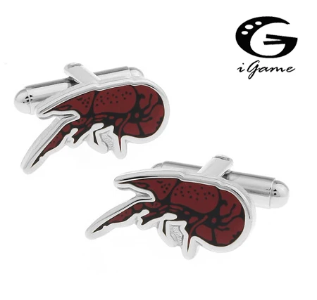 iGame Lobster Cuff Links Red Color Quality Copper Material Novelty Seafood Design Free Shipping
iGame Lobster Cuff Links Red Color Quality Copper Material Novelty Seafood Design Free Shipping